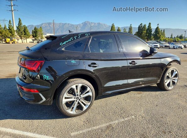 WA15AAFY3N2016866 2022 AUDI Q5 Black Задня права чверть