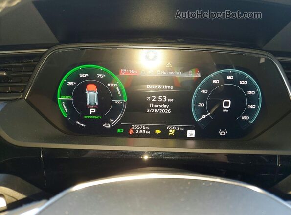 WA15AAGE1RB045535 2024 AUDI Q8 Gray Widok zestawu wskaźników