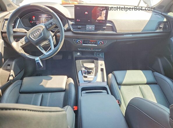 WA16AAFY1P2142876 2023 AUDI Q5 Black Dashboard view