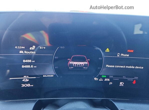 WA172BGF3SA034990 2025 AUDI OTHER Угольный Вид щитка приборов
