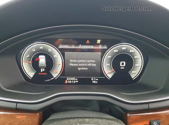 WA18AAF41PA038643 2023 AUDI A4 Silver Vista del cuadro de instrumentos