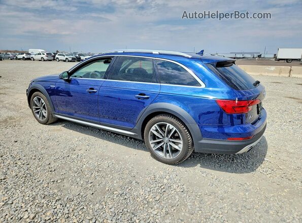 WA18NAF42HA050404 2017 AUDI A4 Blue Rear left