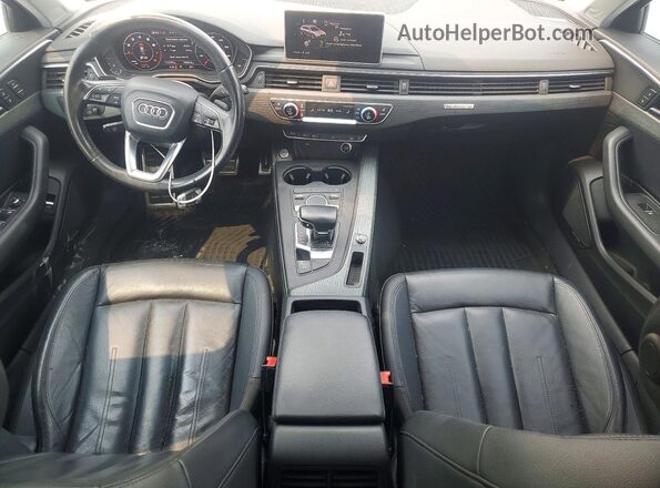 WA18NAF48JA086670 2018 AUDI A4 White Dashboard view