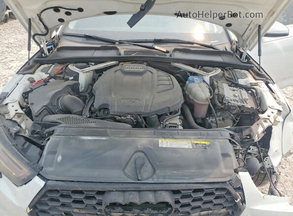 WA18NAF48JA086670 2018 AUDI A4 White Engine compartment view