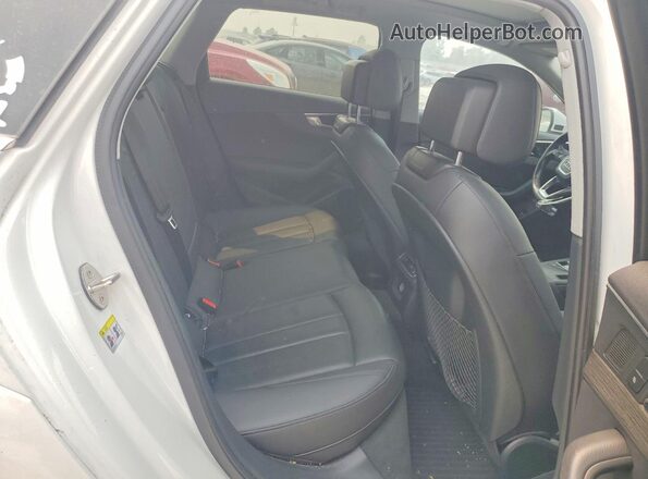 WA18NAF48JA086670 2018 AUDI A4 White Rear interior view