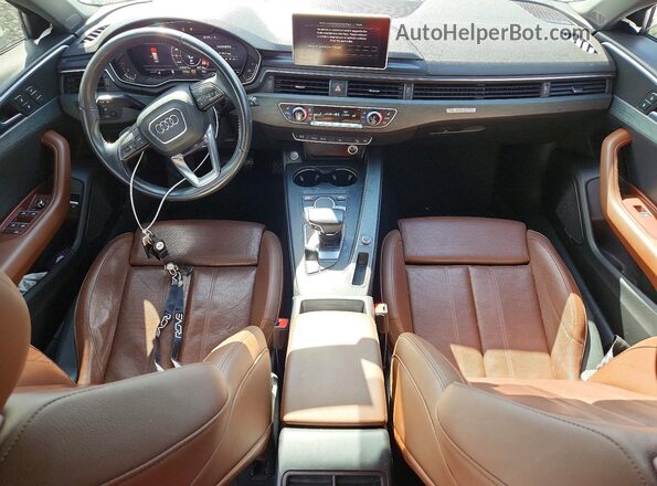 WA18NAF49JA023142 2018 AUDI A4 White წინა პანელის ხედი