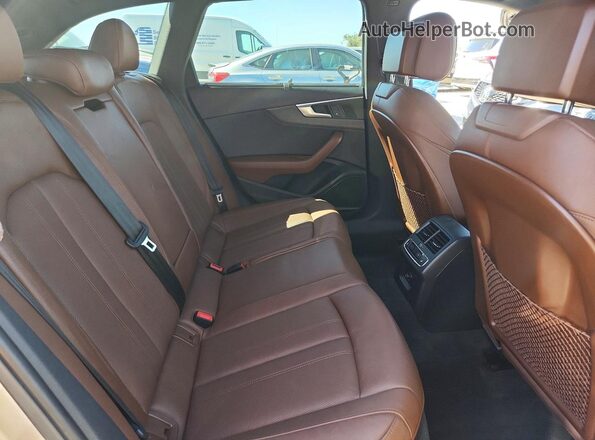 WA19NAF40HA050700 2017 AUDI A4 Silver Вид задніх сидінь