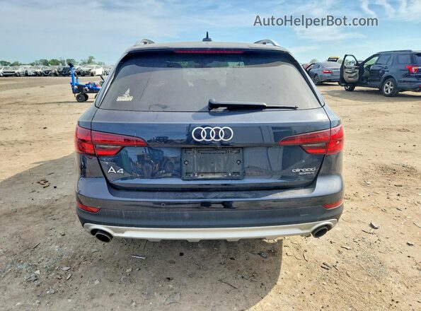 WA19NAF44JA017804 2018 AUDI A4 Blue Rear view
