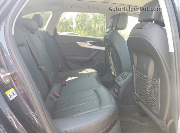 WA19NAF49JA028975 2018 AUDI A4 Угольный Вид задних сидений