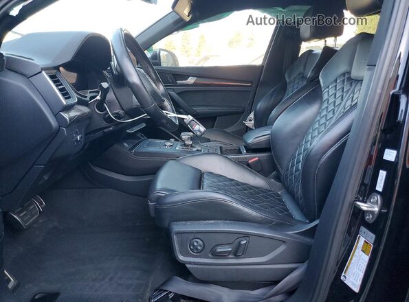 WA1A4AFY0J2001211 2018 AUDI SQ5 Black Widok wnętrza z przodu