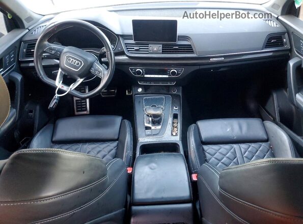 WA1A4AFY0J2001211 2018 AUDI SQ5 Black Widok deski rozdzielczej