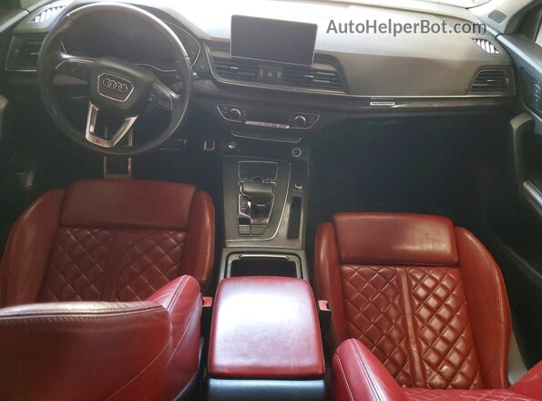 WA1A4AFY1J2053611 2018 AUDI SQ5 Black Dashboard view