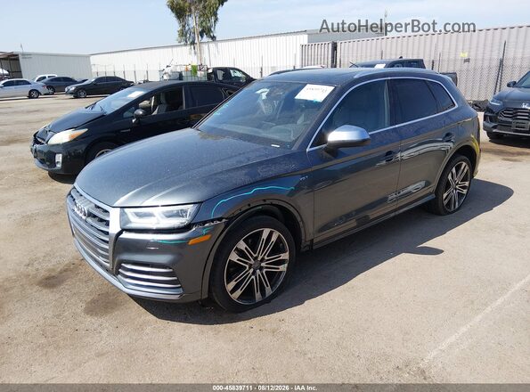 WA1A4AFY1J2122071 2018 AUDI SQ5 Gray Передня ліва чверть
