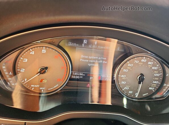 WA1A4AFY1N2034126 2022 AUDI SQ5 Gray Instrument cluster view