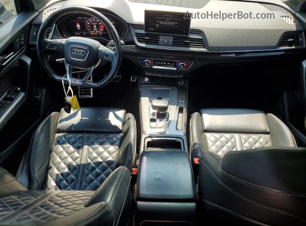 WA1A4AFY2J2009651 2018 AUDI SQ5 Gray წინა პანელის ხედი