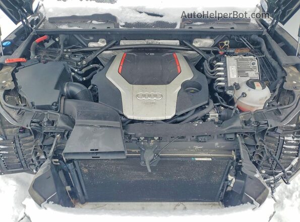 WA1A4AFY2M2026602 2021 AUDI SQ5 Black Vista del compartimento del motor