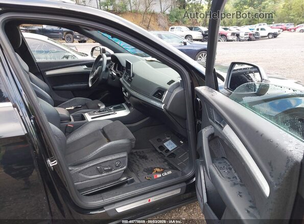 WA1A4AFY3J2130026 2018 AUDI SQ5 Black წინა სალონის ხედი