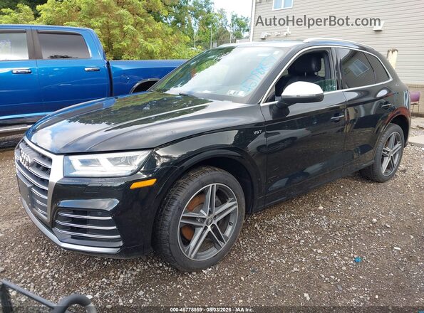 WA1A4AFY3J2130026 2018 AUDI SQ5 Black წინა მარცხენა ხედი სამი მეოთხედიდან