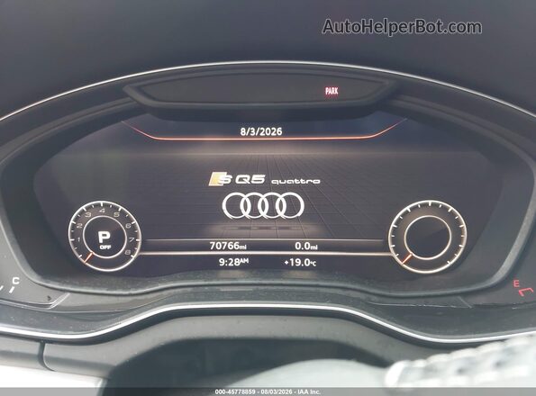 WA1A4AFY3J2130026 2018 AUDI SQ5 Black უკანა სავარძლების ხედი