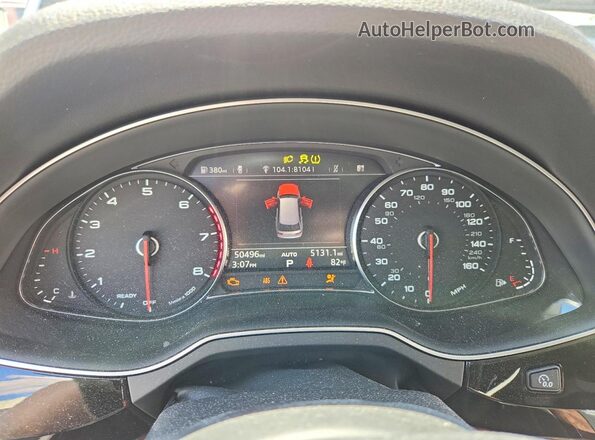 WA1AAAF70KD028575 2019 AUDI Q7 Black Vista del cuadro de instrumentos
