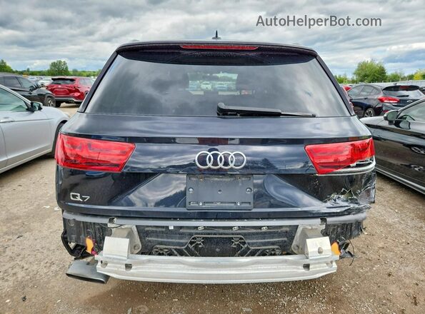 WA1AAAF72KD016489 2019 AUDI Q7 Black Widok z tyłu