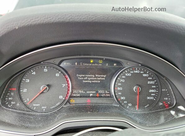 WA1AAAF72KD016489 2019 AUDI Q7 Black Widok zestawu wskaźników