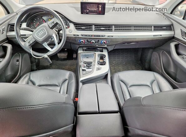 WA1AAAF72KD016489 2019 AUDI Q7 Black Widok deski rozdzielczej