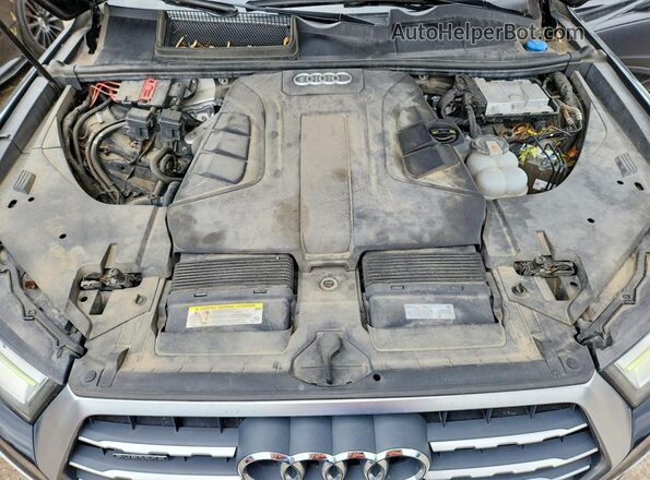 WA1AAAF72KD016489 2019 AUDI Q7 Black Widok komory silnika
