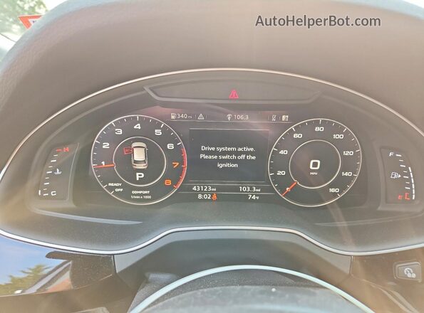 WA1AAAF73KD046150 2019 AUDI Q7 Silver Սարքավորումների վահանակի տեսք