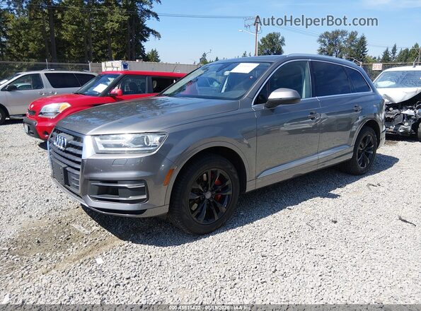 WA1AAAF76HD004094 2017 AUDI Q7 Gray Przód lewy