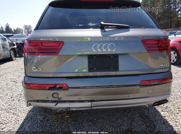 WA1AAAF76HD004094 2017 AUDI Q7 Gray Widok z przodu