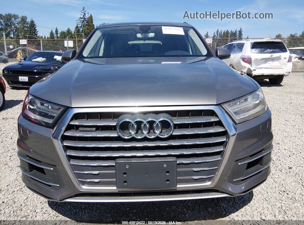 WA1AAAF76HD004094 2017 AUDI Q7 Gray Widok zestawu wskaźników