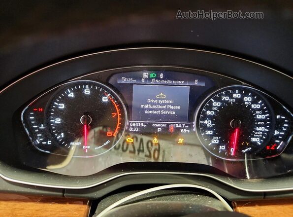 WA1AAAFY0M2133723 2021 AUDI Q5 Черный Вид щитка приборов