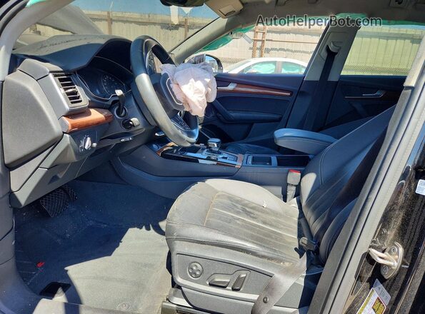 WA1AAAFY7M2010453 2021 AUDI Q5 Black Widok wnętrza z przodu