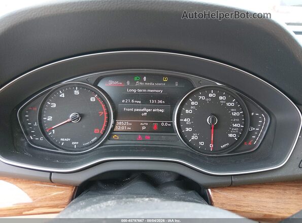 WA1AAAFY7M2024482 2021 AUDI Q5 White Հետևի նստատեղերի տեսք