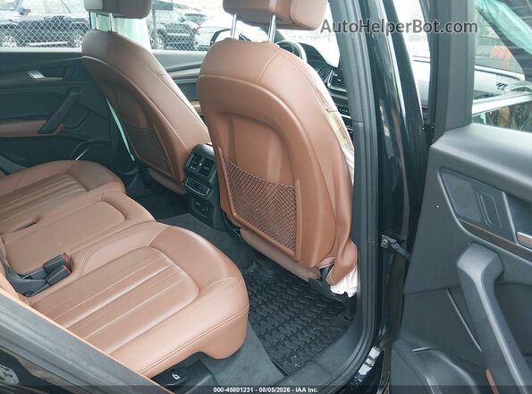 WA1AAAFY9M2091956 2021 AUDI Q5 Black Vista de la etiqueta del VIN