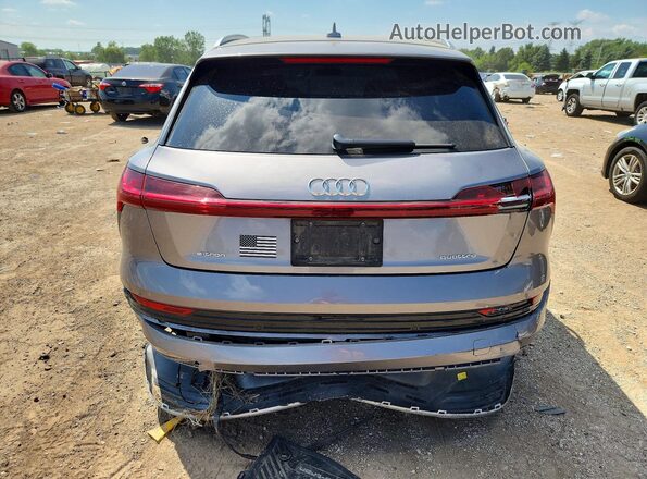 WA1AAAGE2MB006024 2021 AUDI E-TRON Gray Widok z tyłu