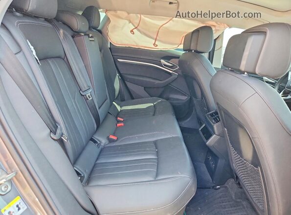 WA1AAAGE2MB006024 2021 AUDI E-TRON Gray Widok wnętrza z tyłu