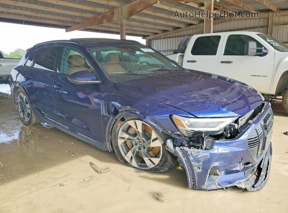 WA1AAAGE2NB037582 2022 AUDI E-TRON Blue Delantero derecho