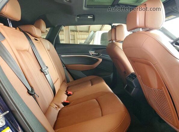 WA1AAAGE2NB037582 2022 AUDI E-TRON Blue Vista interior trasera