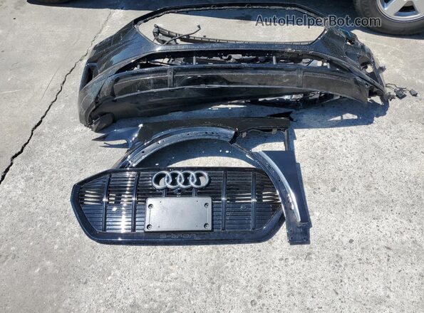 WA1AAAGE7MB029993 2021 AUDI E-TRON Black VIN კოდის სტიკერის ხედი