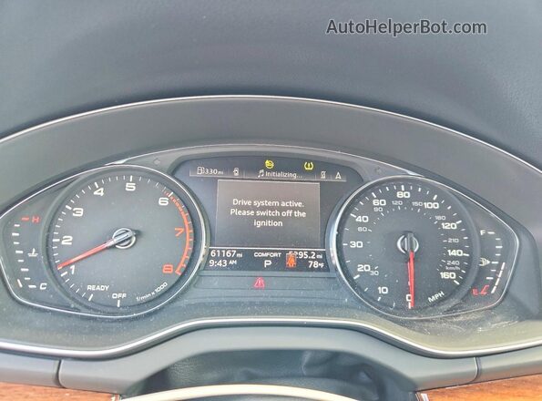 WA1ABAFY4P2169500 2023 AUDI Q5 White ხელსაწყოთა პანელის ხედი