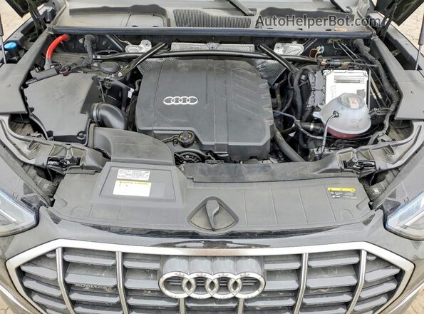 WA1ABAFY6P2115793 2023 AUDI Q5 Black Вид підкапотного простору
