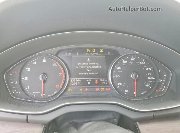 WA1ABAFY9P2161277 2023 AUDI Q5 Gray Instrument cluster view