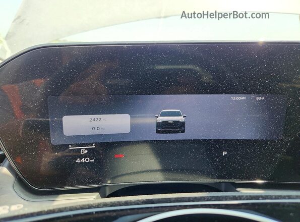 WA1ABCFJ9T1023902 2026 AUDI Q3 Gray Widok zestawu wskaźników