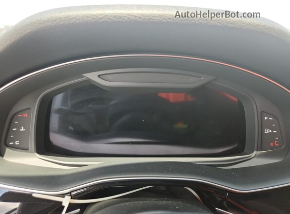 WA1ACBF72PD014930 2023 AUDI Q7 White Instrument cluster view
