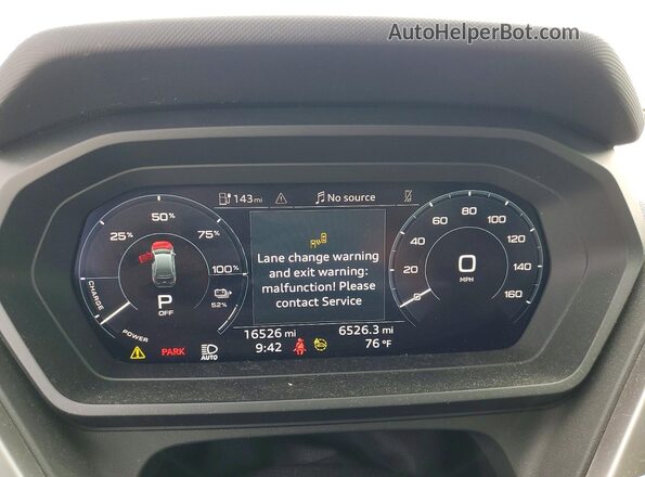 WA1ACBFZ1PP032917 2023 AUDI Q4 White Vista del cuadro de instrumentos