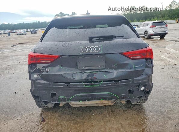 WA1AECF34L1078394 2020 AUDI Q3 Black Вид ззаду