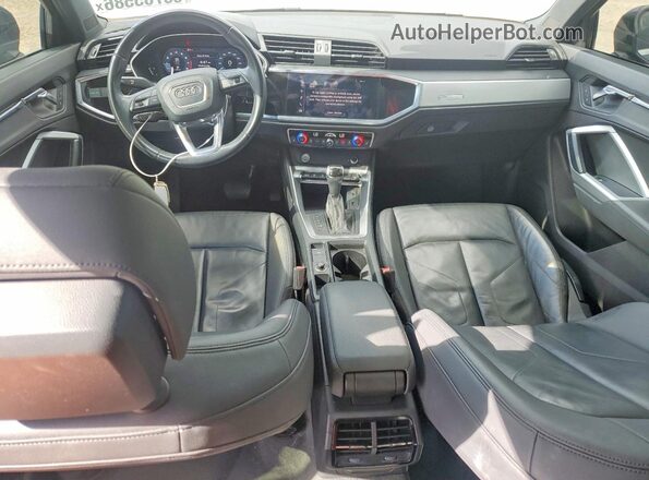WA1AECF34L1078394 2020 AUDI Q3 Black Вид панелі приладів