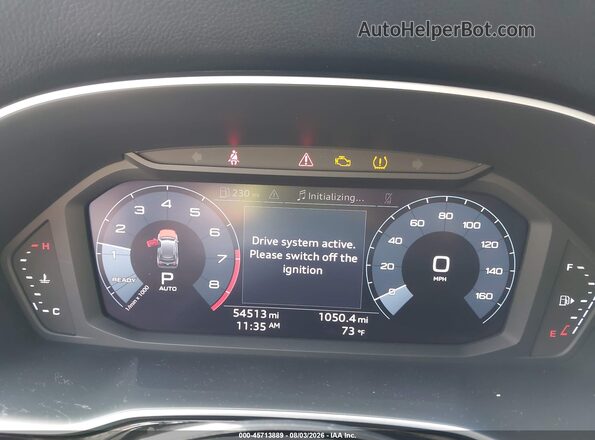 WA1AECF38K1075495 2019 AUDI Q3 Silver Widok tylnych siedzeń